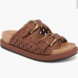 Sam Edelman Reid Slide Sandal - Spiced Rum - Size 6.5